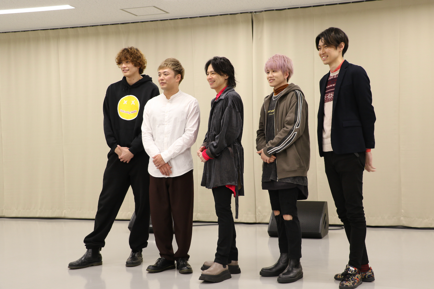 (From left) Keisuke Higashi, Masaaki Fujioka, Akinori Nakagawa, Sota Hanamura, Yasuhiro Yamano
