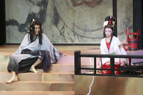 『髑髏城の七人 Season風』開幕 14 松山ケンイチ（左）と田中麗奈