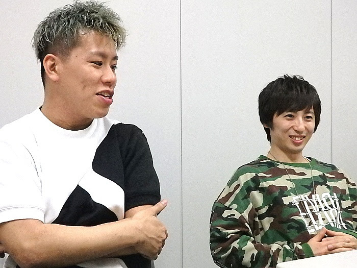 左から伊藤今人（梅棒）、千葉涼平（w-inds.）