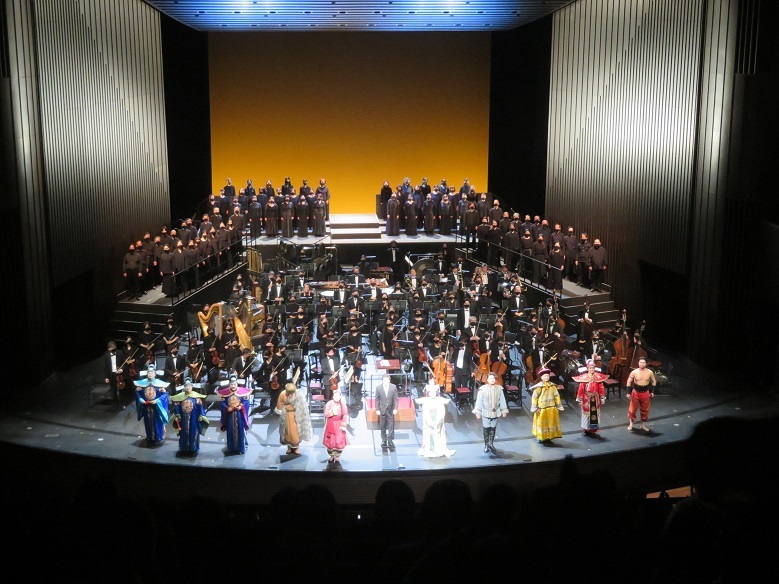 2021年度大阪文化祭賞を受賞した前回公演、歌劇「トゥーランドット」（2021.12 フェニーチェ堺 大ホール） 　　写真提供：堺シティオペラ