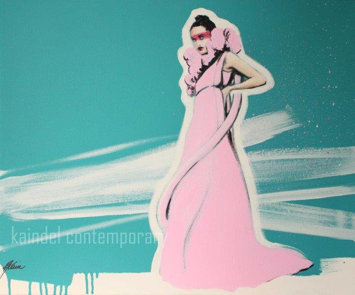 ぺトラ・カインデル「La grande bellezza」 50.0x60.6 cm アクリル 2018