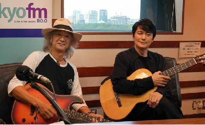 Char×福山雅治、ラジオ対談＆ギターセッションがTOKYO FM『Monthly Artist File-THE VOICE-』で実現