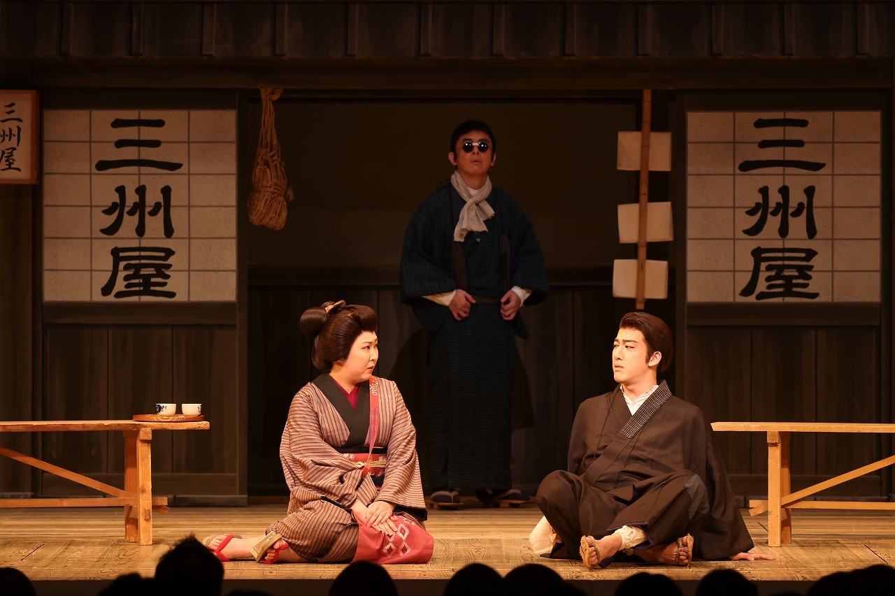 『盲目の弟』 　　　　写真：田口真佐美