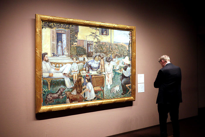 ピエール・ボナール《ブルジョワ家庭の午後》1900年│オルセー美術館