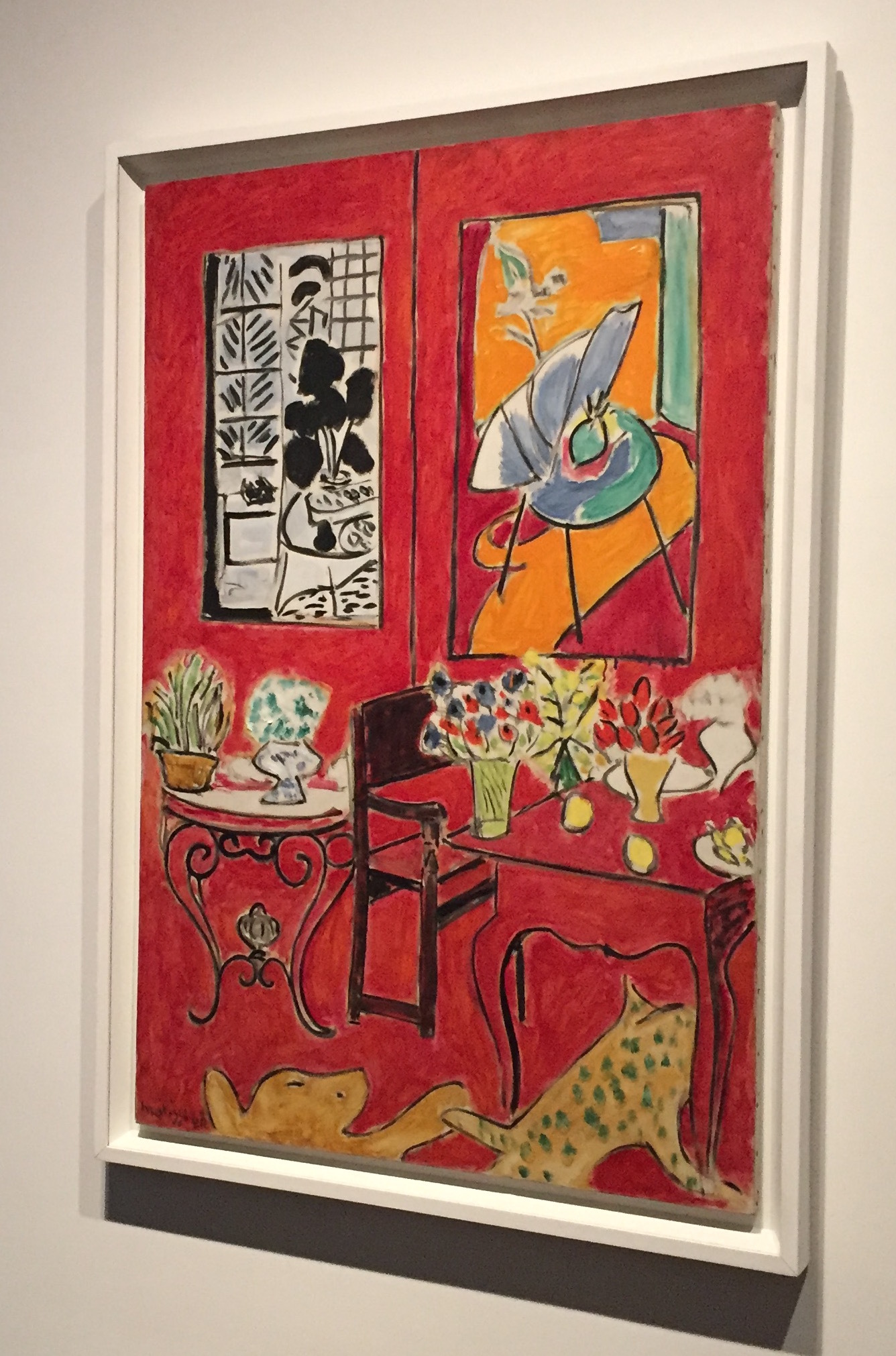 アンリ・マティス《大きな赤い室内》1948年 ⓒgirls Artalk