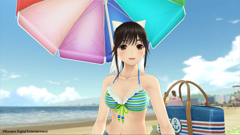 事前登録特典追加　ビーチでお昼寝 (c)Konami Digital Entertainment
