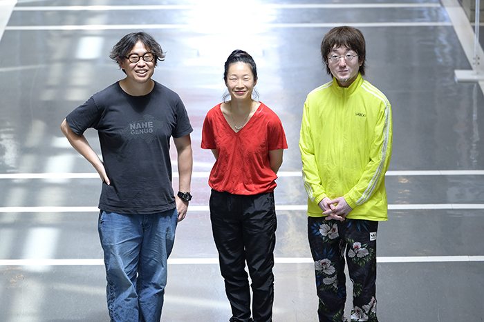 （左から）岡田利規、湯浅永麻、太田信吾