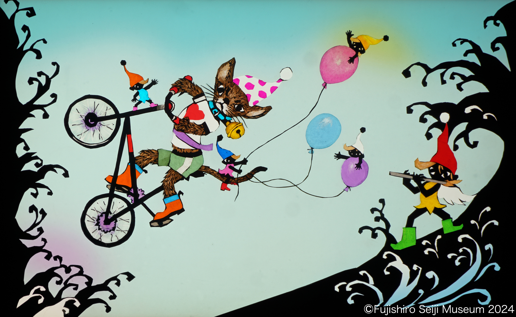 「空とぶBMXアビー」 (c)Fujishiro Seiji Museum 2024　※同展出品作品と異なる場合あり