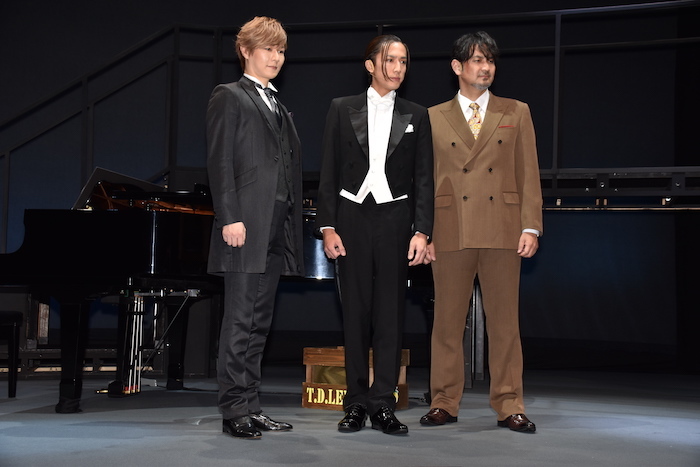 （左から）西尾周祐、内博貴、藤本隆宏 　(C)2021.海の上のピアニスト（撮影：五月女菜穂）