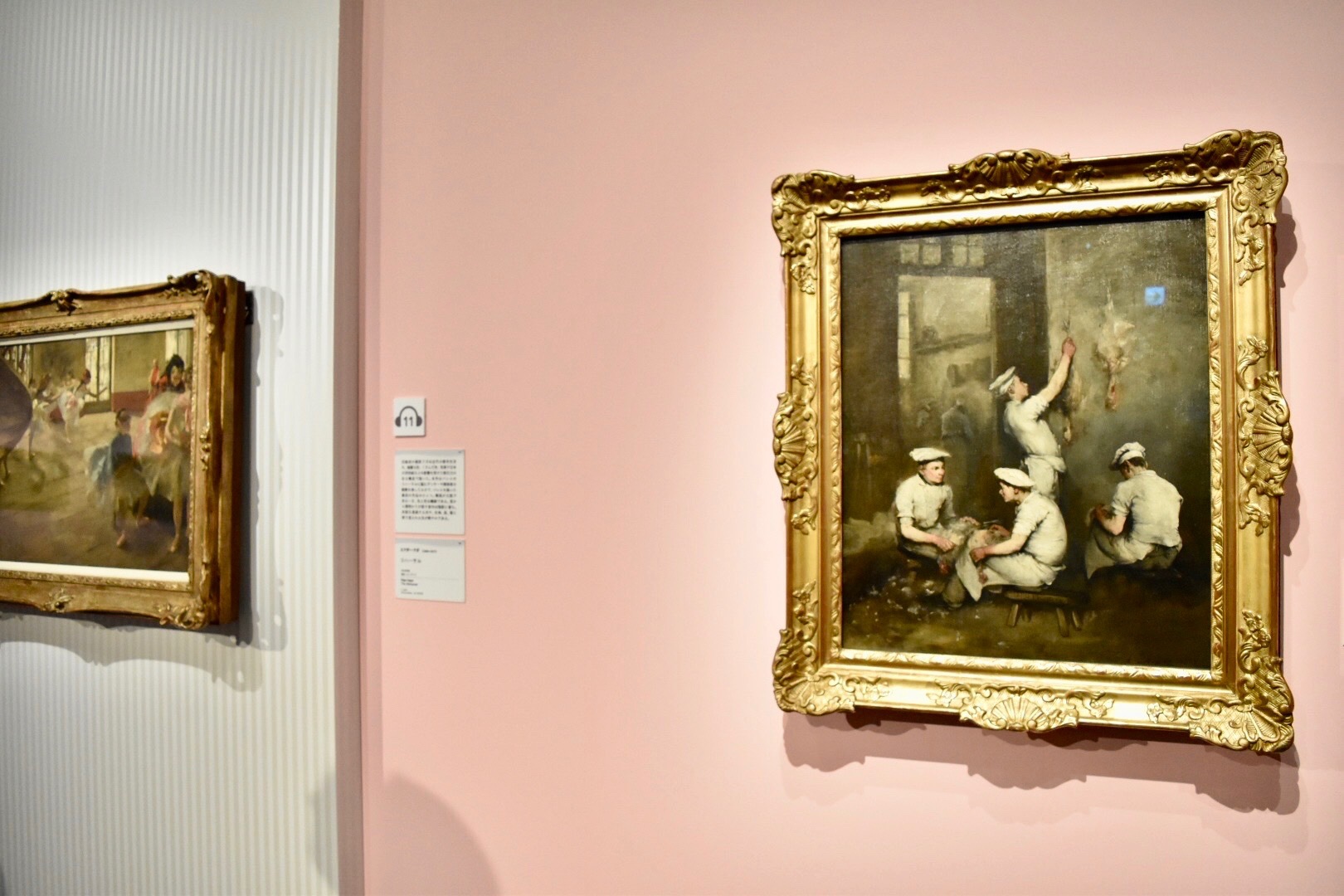 右：テオデュール・リボー　《調理人たち》　1862年　油彩、カンヴァス　(C)CSG CIC Glasgow Museums Collection　