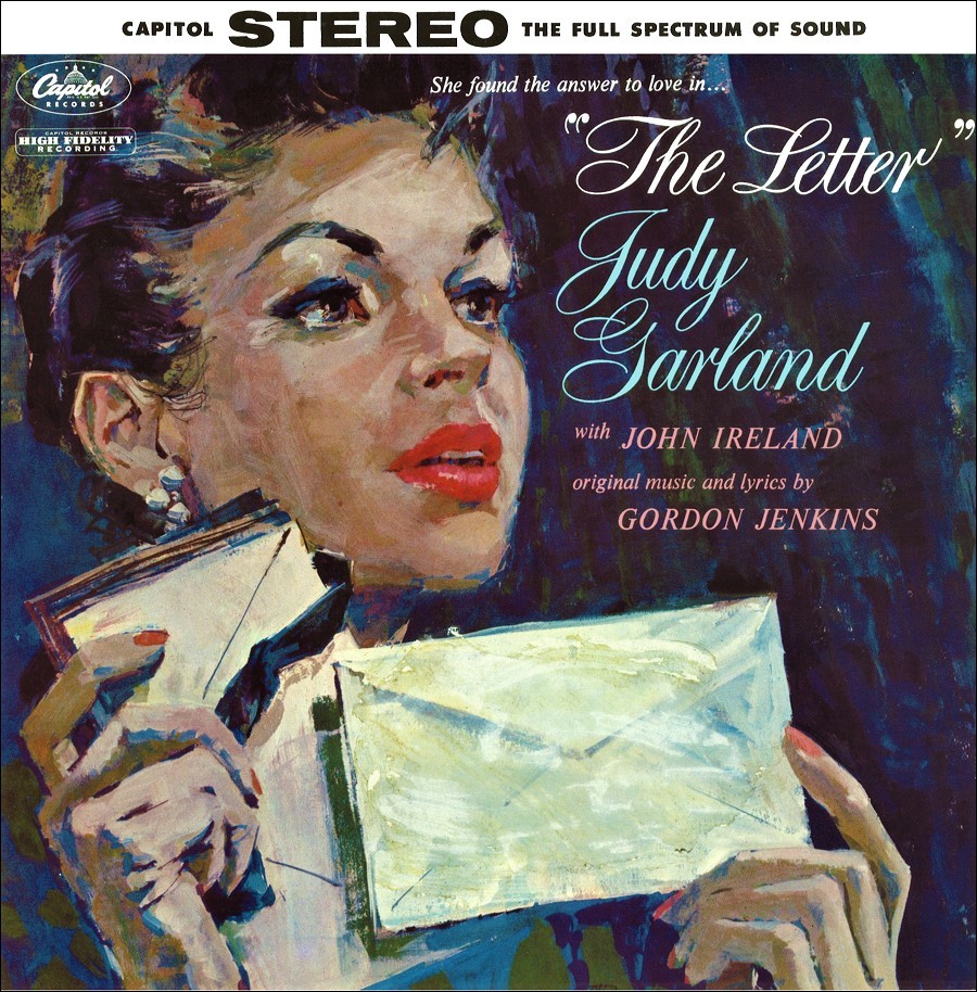 ジャケットのイラストが美しい「ジュディ・ガーランド／ザ・レター」。ユニバーサル  ミュージックより、6月８日にリリースされる（UCCU-45042）。￥1,980（税込）