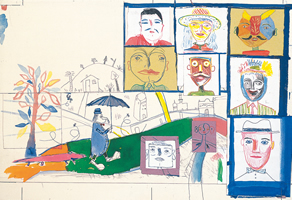 大竹伸朗《ジャリおじさん》BIB1995金牌 (C)Shinro Ohtake, Courtesy of Take Ninagawa, Tokyo