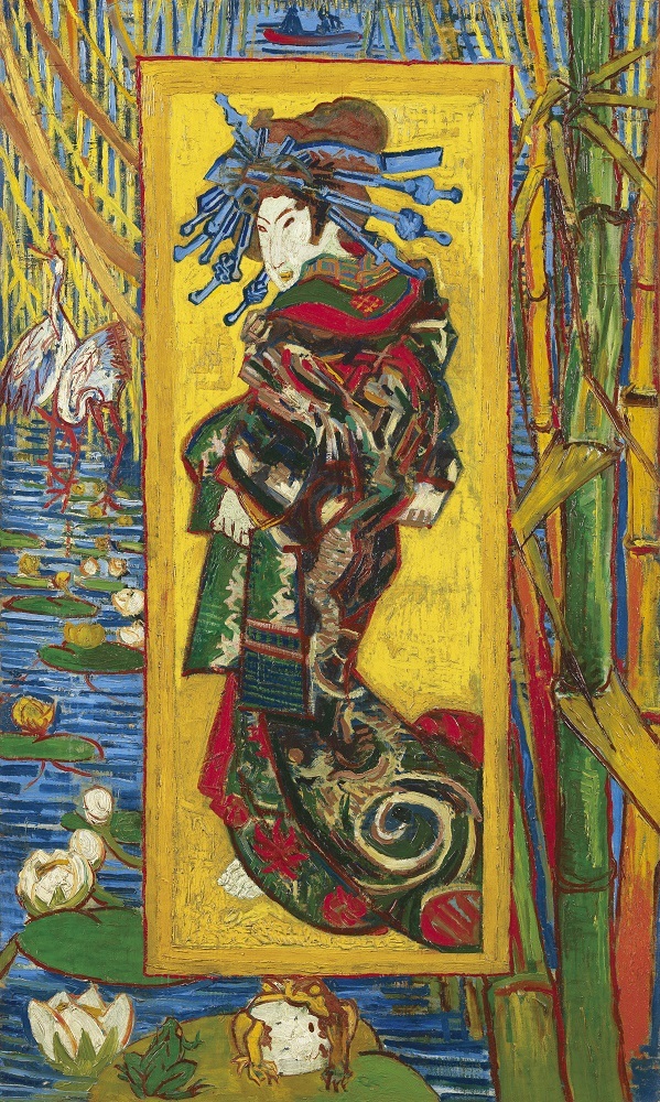 フィンセント・ファン・ゴッホ《花魁（渓斎英泉による）》1887年　油彩・綿布　ファン・ゴッホ美術館  （フィンセント・ファン・ゴッホ財団）蔵 ©Van Gogh Museum, Amsterdam  (Vincent van Gogh Foundation)