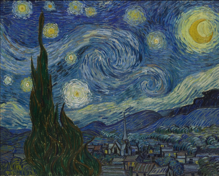「The-Starry-Night-」（星月夜）