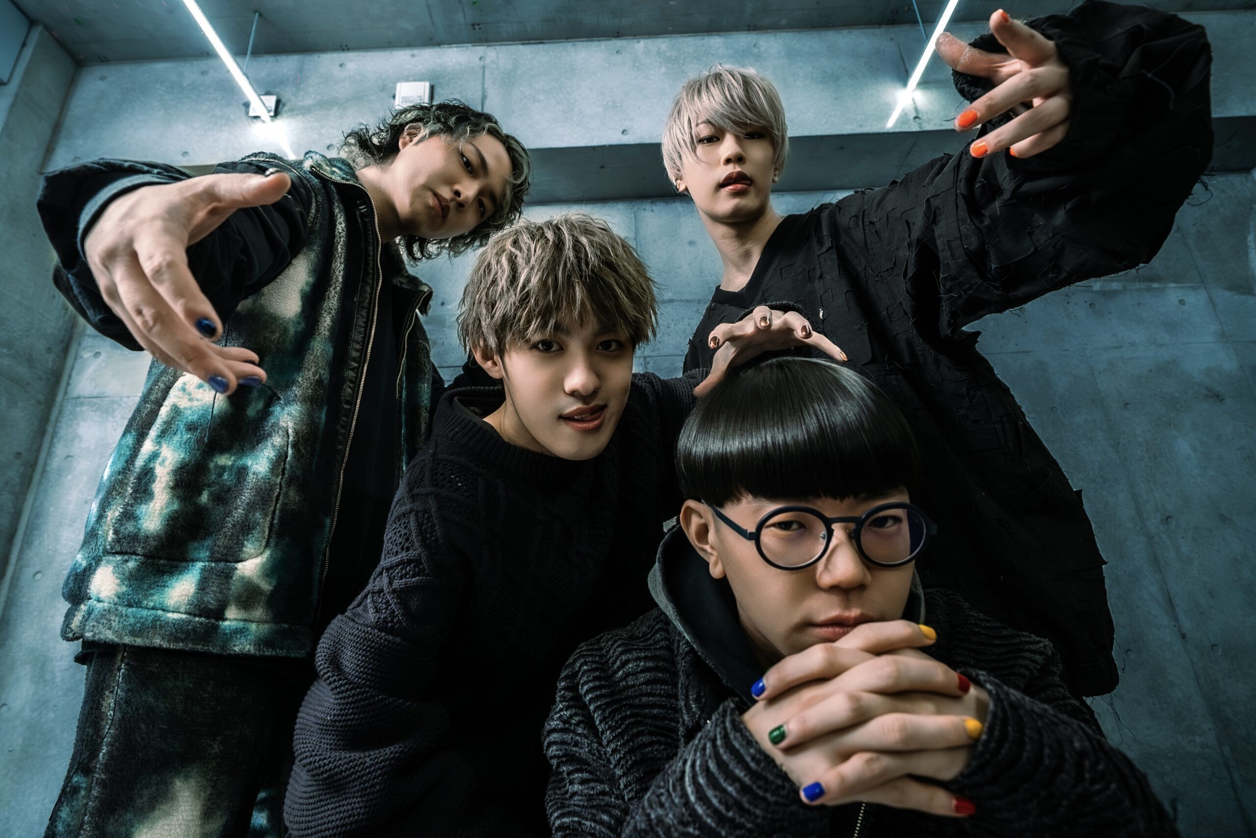 『X Games Osaka 2025』に出演するSARUKANI。左からKAJI、RUSY、Kohey、SO-SO
