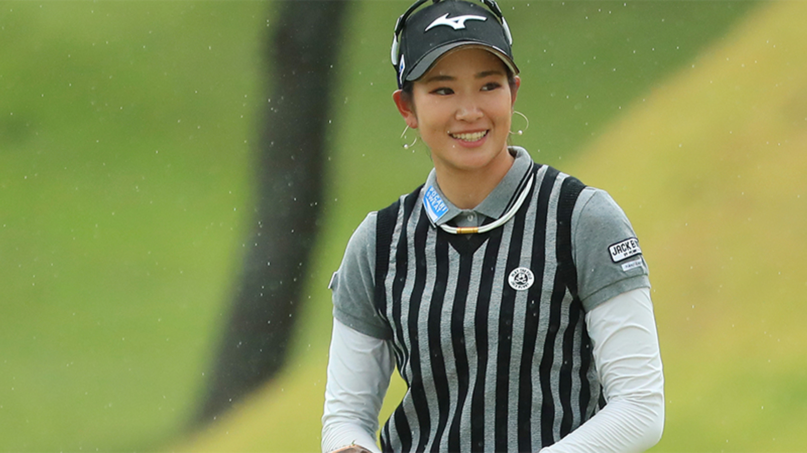 2018年の大会で初日首位に立った原英莉花 (c)スタンレーレディスホンダゴルフトーナメント