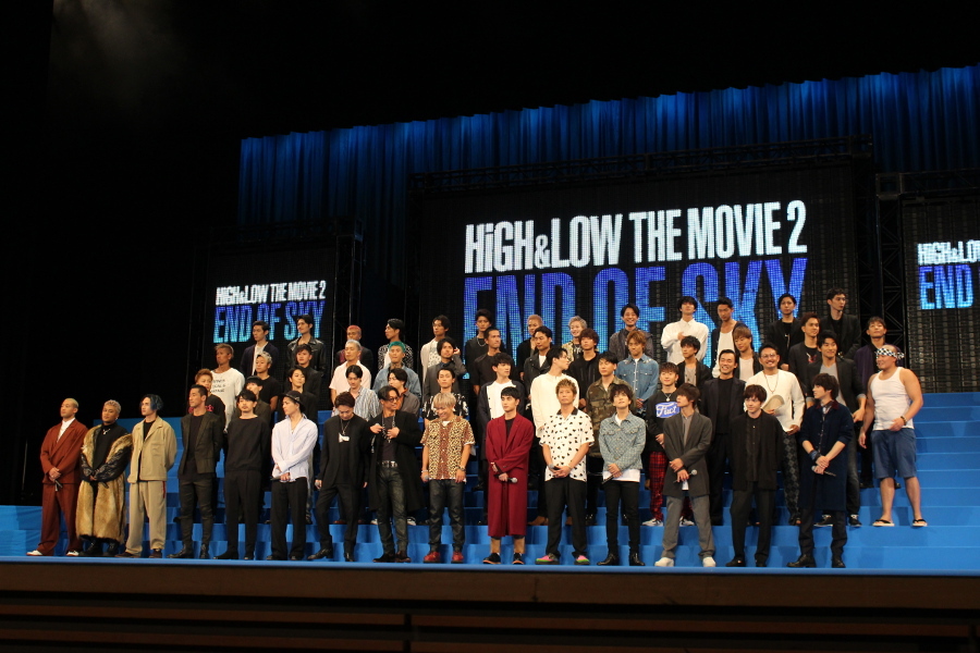 映画『「HiGH&LOW THE MOVIE 2 / END OF SKY』完成披露試写会