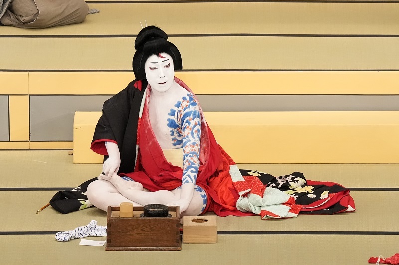夜の部『弁天娘女男白浪』弁天小僧菊之助＝八代目尾上菊五郎 ／(C)松竹