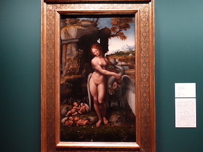 レオナルド・ダ・ヴィンチに基づく《レダと白鳥》 1505〜1510年頃 ウフィツィ美術館