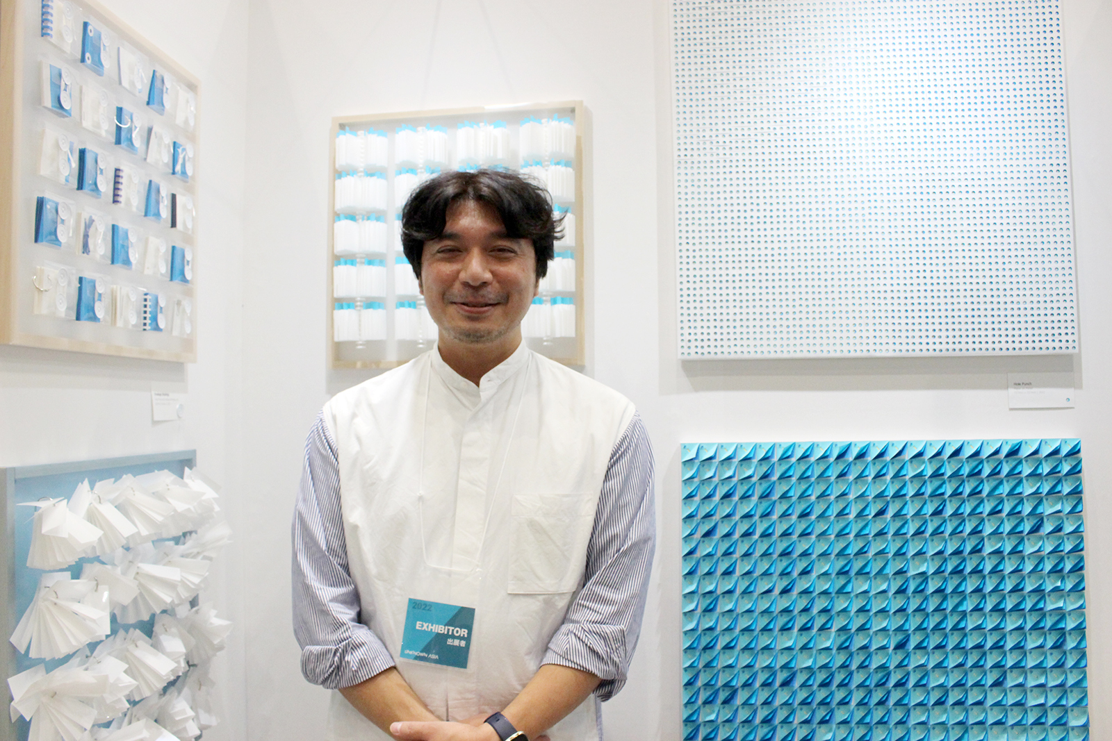 UNKNOWN ASIAは3回目の出展となる土屋靖之。