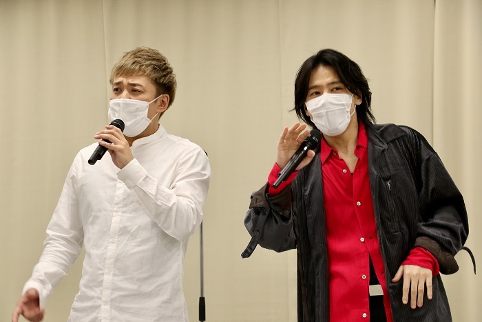 (From left) Masaaki Fujioka, Akinori Nakagawa