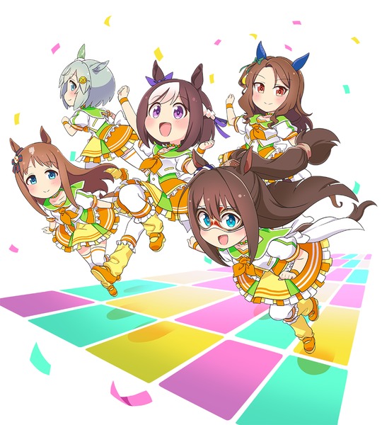 アニメ『うまよん』キービジュアル (C)Cygames, Inc