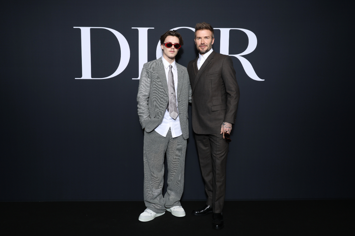 デビッド＆クルーズ・ベッカム David & Cruz Beckham in Dior