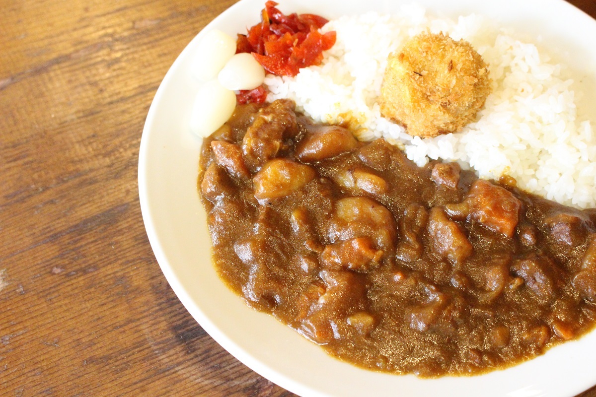 限定揚げシュウマイ付カレーライス