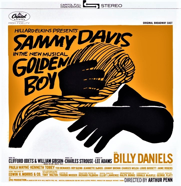 『ゴールデン・ボーイ』（1964年）のオリジナル・キャストCD（輸入盤）。ジャケットのデザインが秀逸だ。