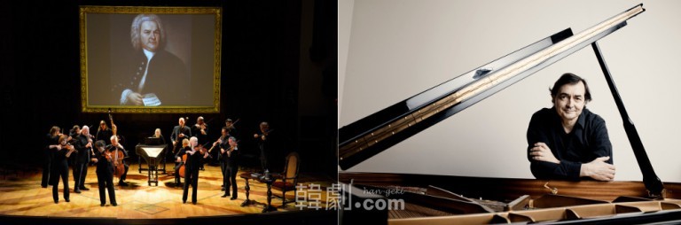 （写真左）ターフェルムジーク・バロック管弦楽団　©Glenn Davidson　（写真右）ピエール=ローラン・エマール　©Marco Borggreve