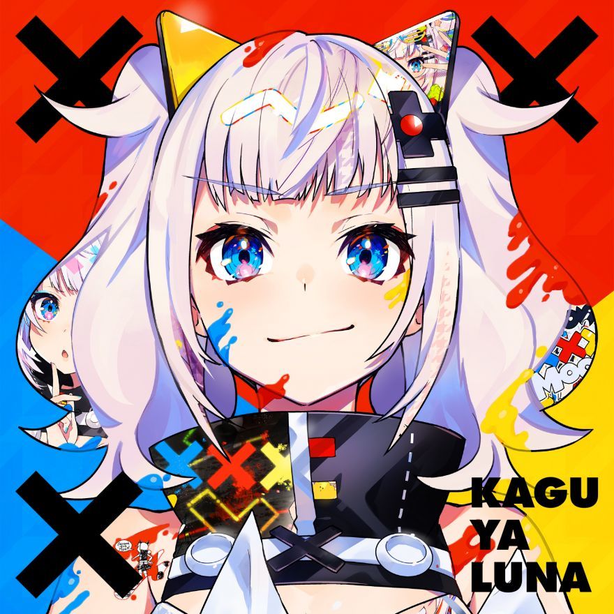 輝夜 月 1stアルバム『XXX』 （C）KAGUYA LUNA / Sony Music Labels Inc. Character Designed by Mika Pikazo
