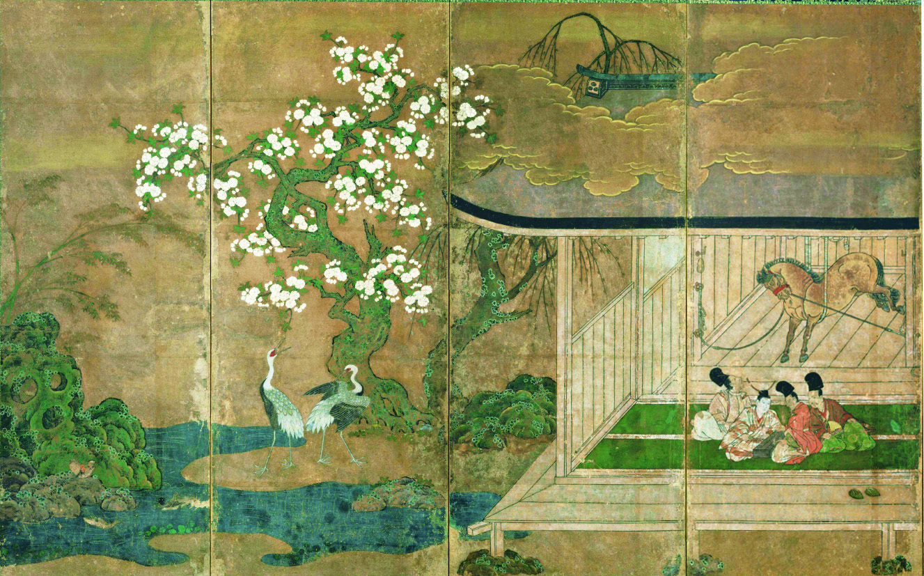 厩図屏風 室町時代・16世紀 本館3室3/20(火)～