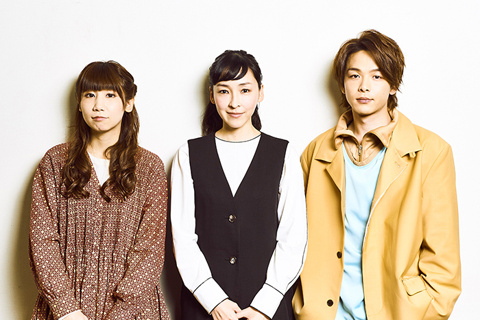 （左から）根本宗子、麻生久美子、中村倫也
