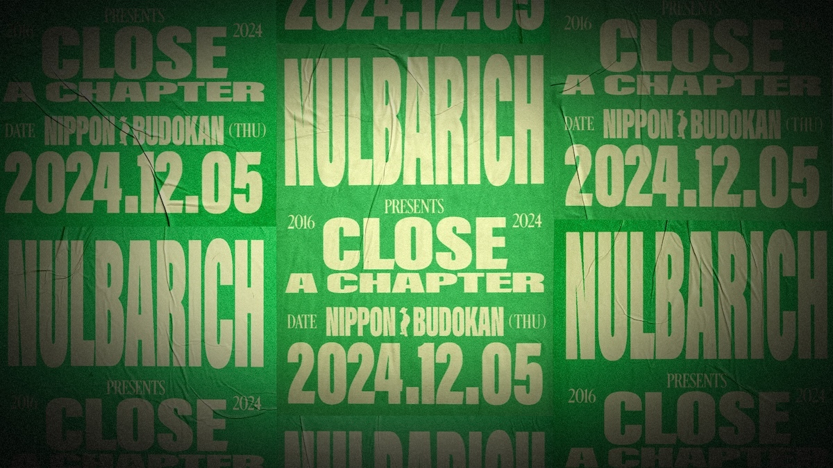 Nulbarich『CLOSE A CHAPTER』 at BUDOKAN