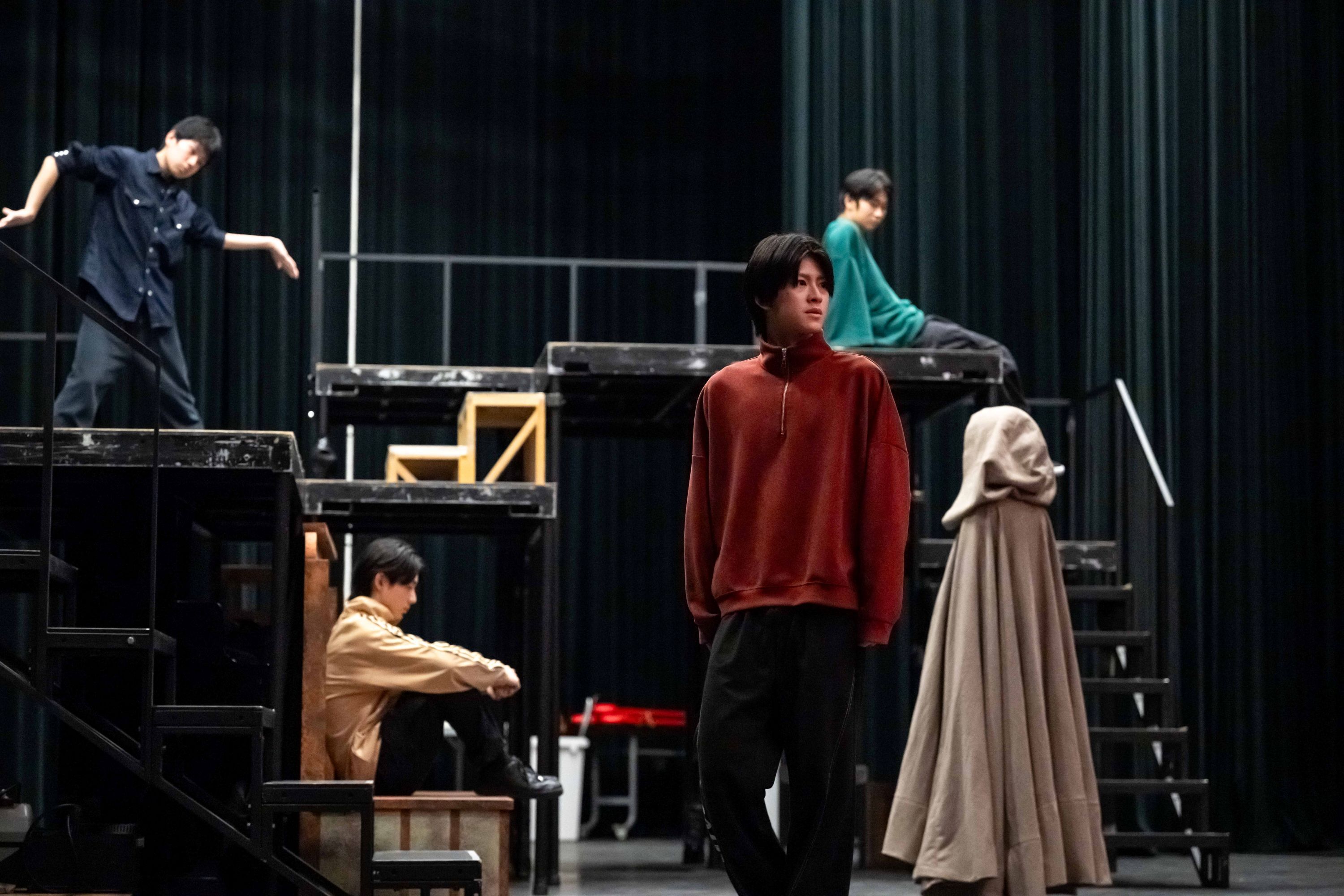 『ぜんまい仕掛けのココロ』稽古の様子