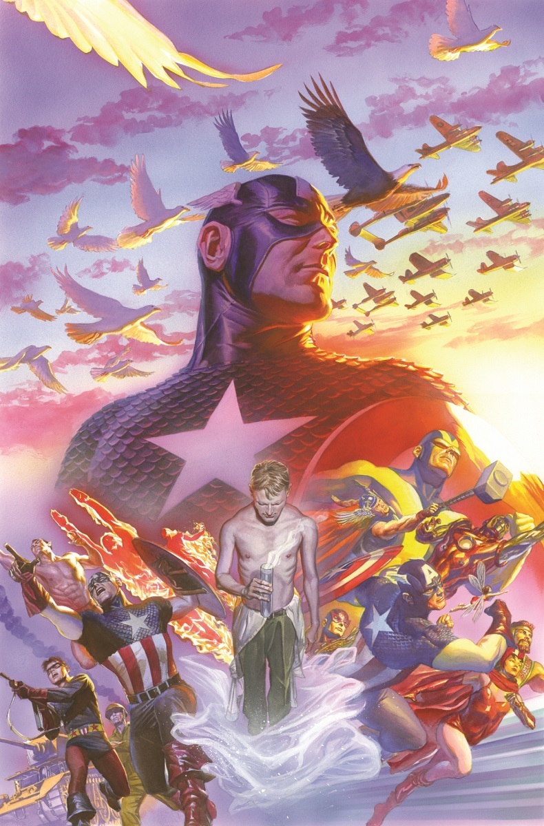 「キャプテン・アメリカ」 #22（2014年） 75周年カバー・アート © 2017 MARVEL