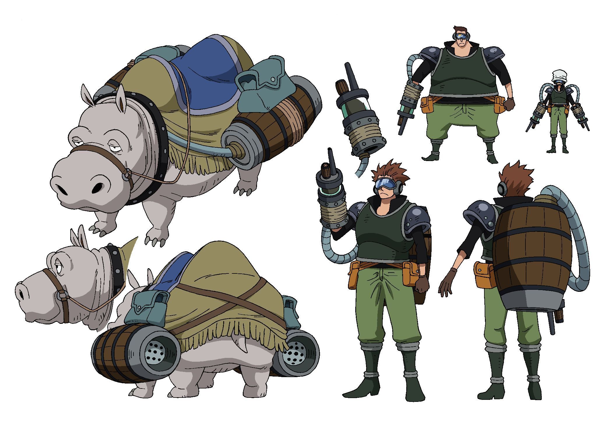 フタコブカバ+炭酸兵 (C)尾田栄一郎/２０１９「ワンピース」製作委員会