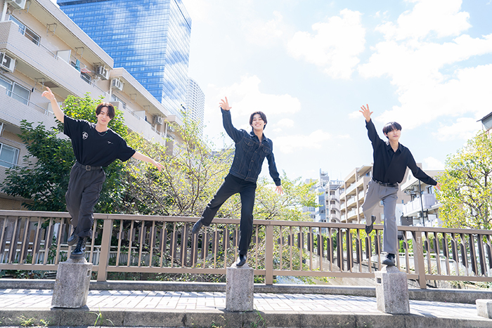 3人とも素晴らしいバランス感覚！