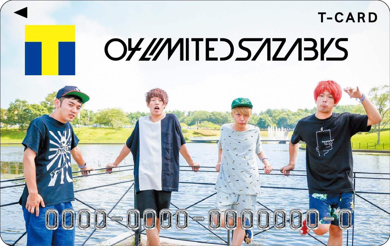 04 Limited Sazabys限定デザインのTカード発行決定 | SPICE