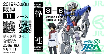 ガンダム馬券 (C)創通・サンライズ