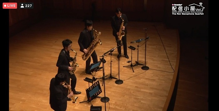 The Rev Saxophone Quartet（Streaming＋より提供）