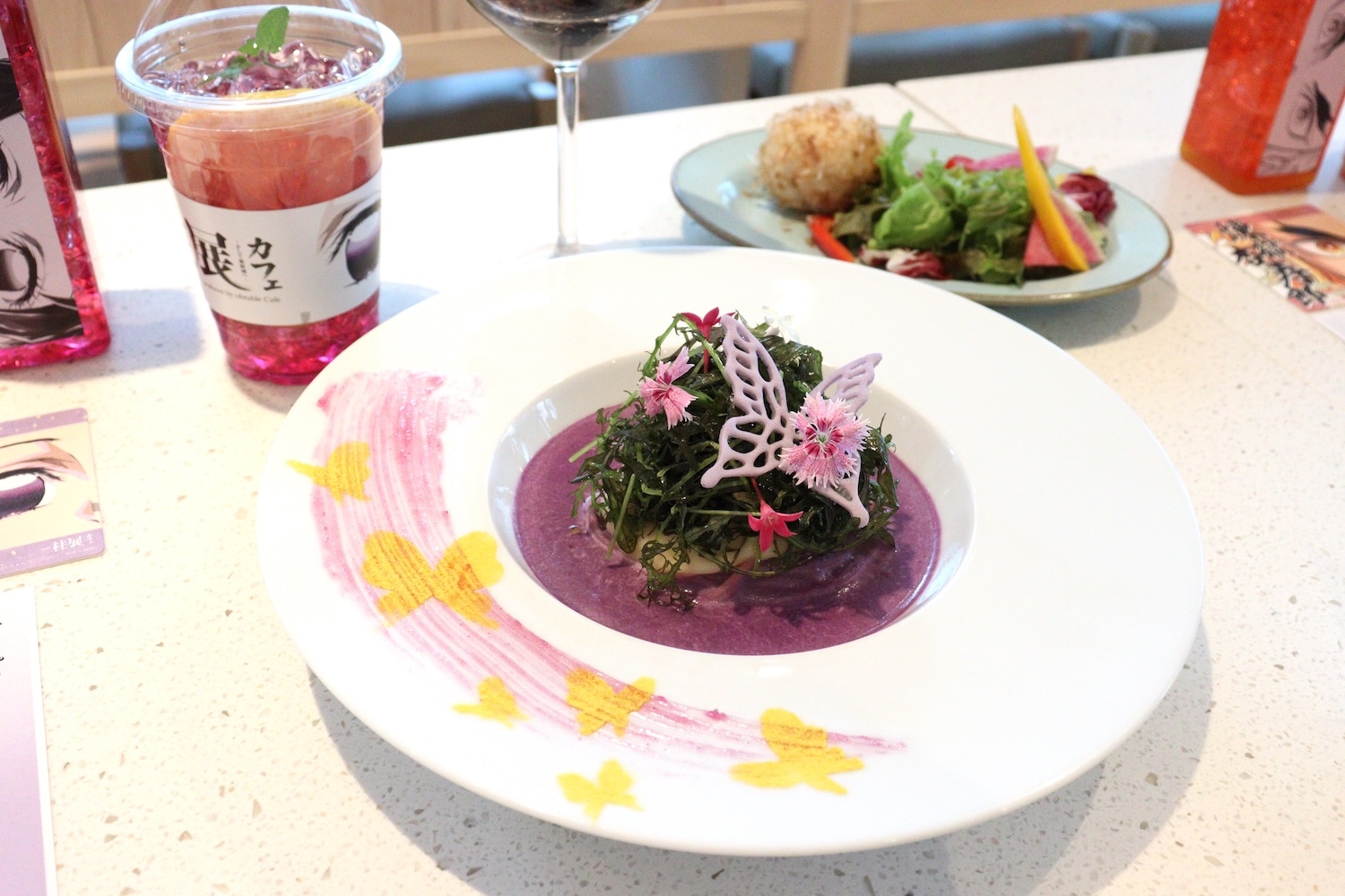 ミュージアムカフェ・胡蝶しのぶメニュー　