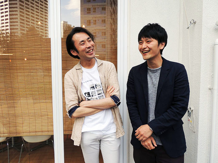 （左から）池永英介、山中雄輔