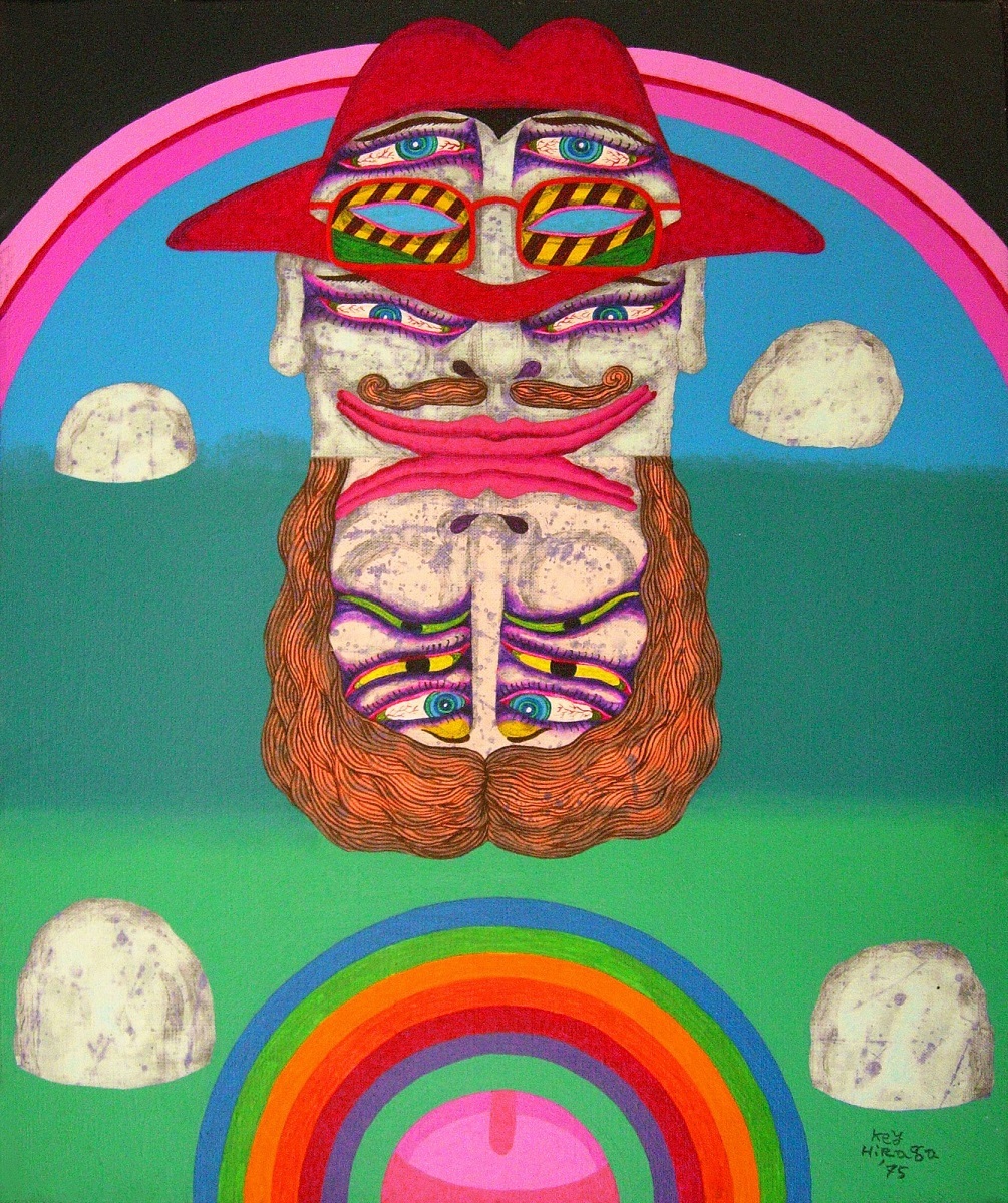 Kei Hiraga《Man and Woman》 Acrylic on canvas 1975 Courtesy of FUMA Contemporary Tokyo | BUNKYO ART
