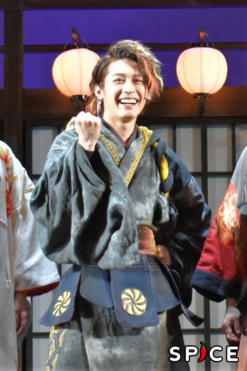 舞台『死神遣いの事件帖 -幽明奇譚-』会見より　小林亮太