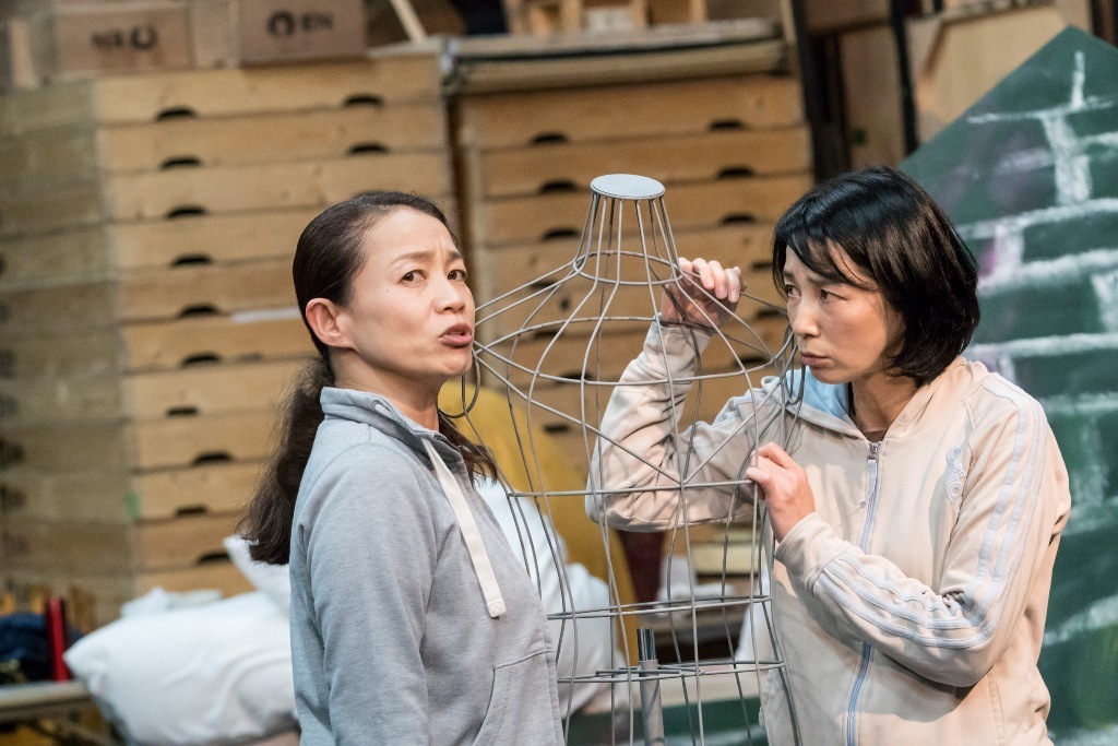 円・こどもステージ『はだかナおうさま』（國吉咲貴作、後藤彩乃演出）の稽古風景