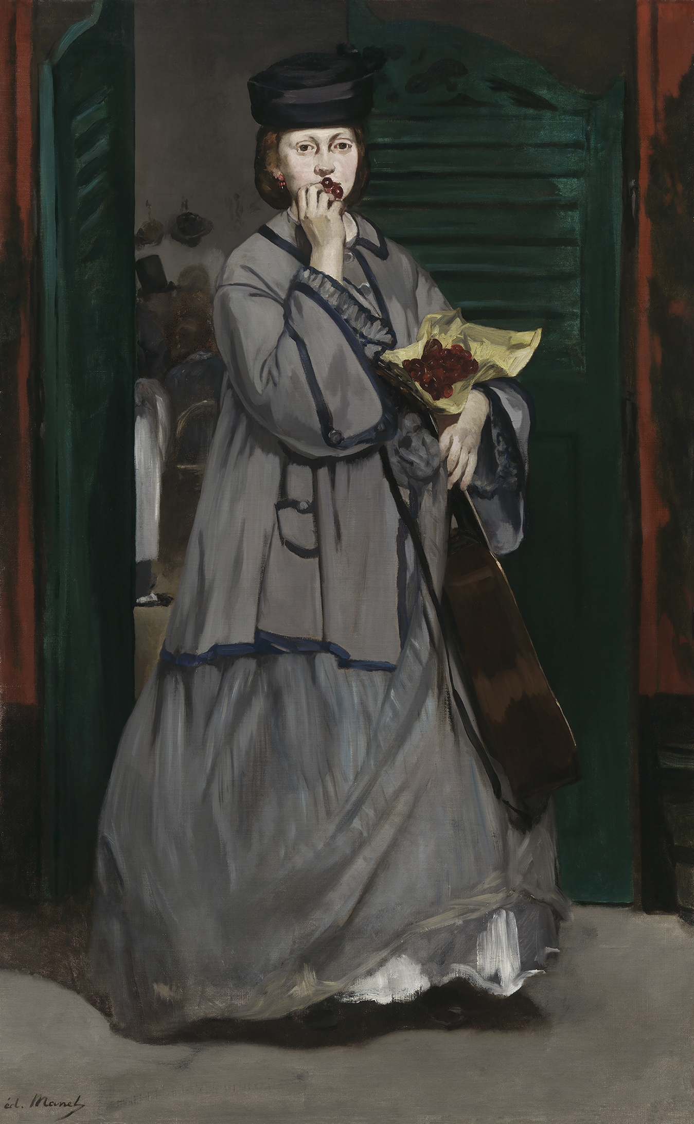 エドゥアール・マネ《街の歌い手》1862年頃 Bequest of Sarah Choate Sears in memory of her husband, Joshua Montgomery Sears 66.304