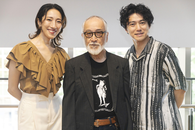 左から）水夏希、木場勝己、藤田俊太郎 （撮影：池上夢貢）