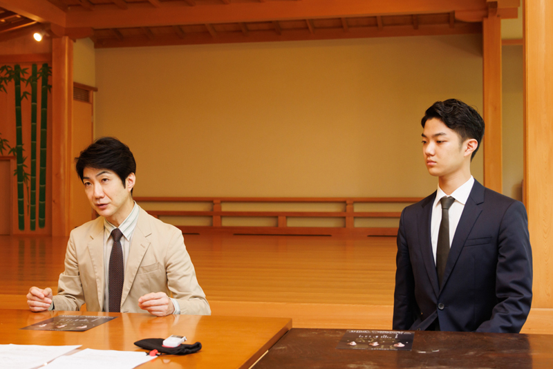 野村萬斎さん・裕基さん