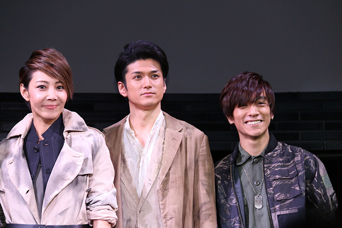 柚希礼音、渡辺大輔、平間壮一